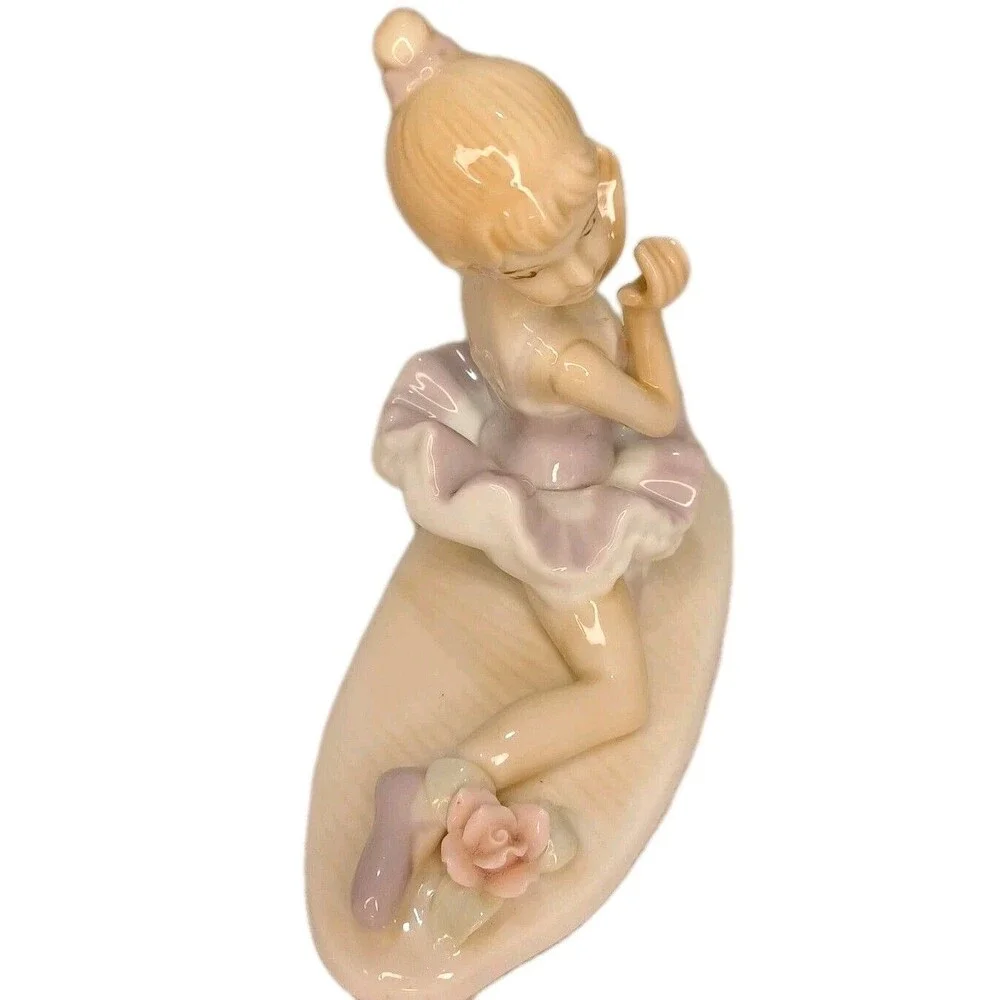 Vintage Porcelain Ballerina Figurine 5” #2 (The Aspen Gallery Collection)